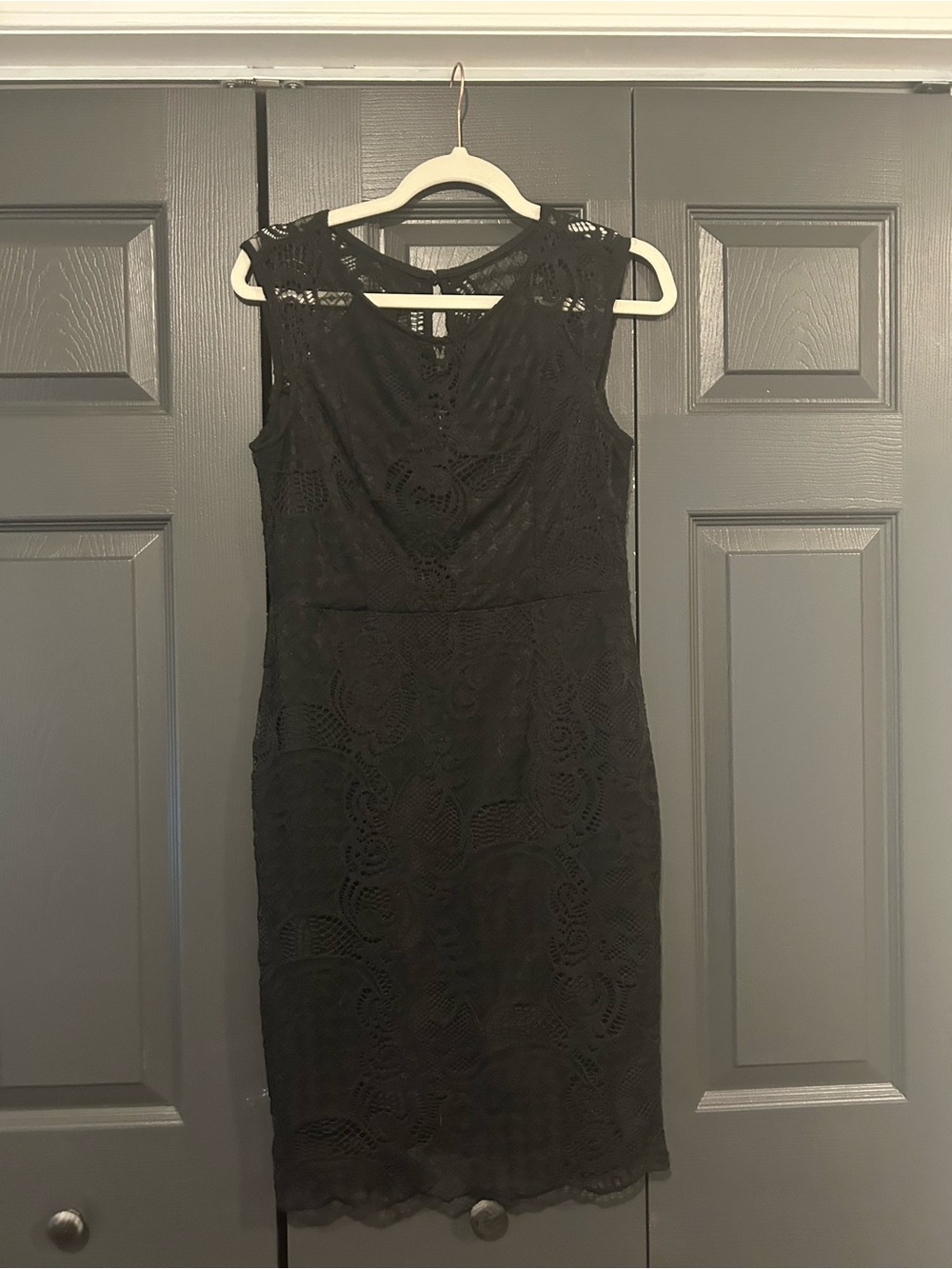 Ricki's Black Lace Dress - Sleeveless Cocktail Dress